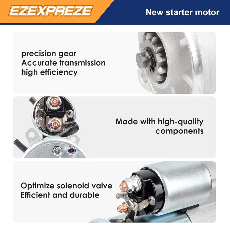 E EZEXPREZE Ezexpreze 6646N Ford New Starter Replacement for 00-05 Excursion, 99-13 Expedition F-150 F-250 F-350 F-450 F-550 Super-Duty Lincoln Navigator, 05-10 Mustang, 99-13 V8 V10 4.6 5.0 5.4 6.2 6.8L - Image 4